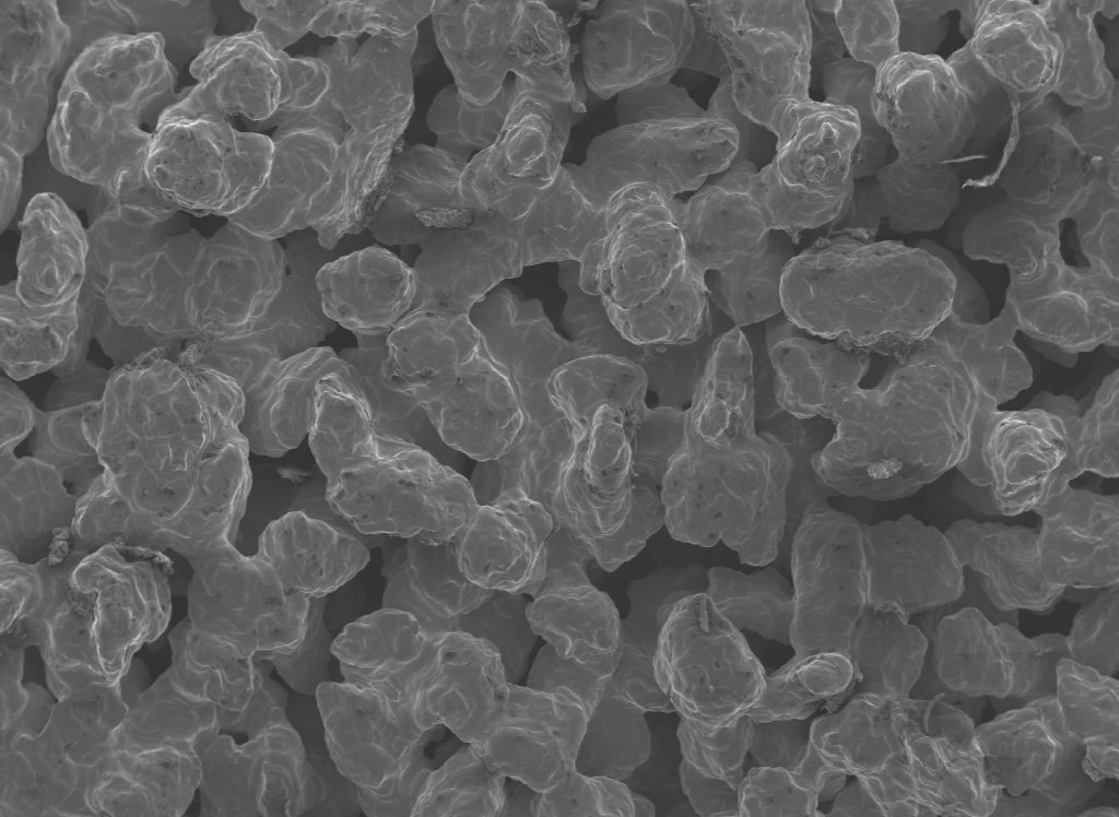 Asymmetric Porous Coating